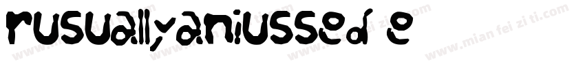 Erusuallyaniussed Re字体转换